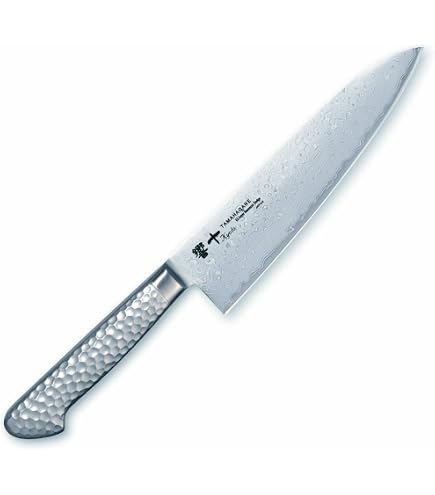 Amazon｜片岡製作所 牛刀庖丁 シルバー 180mm 日本製 TAMAHAGANE 響十